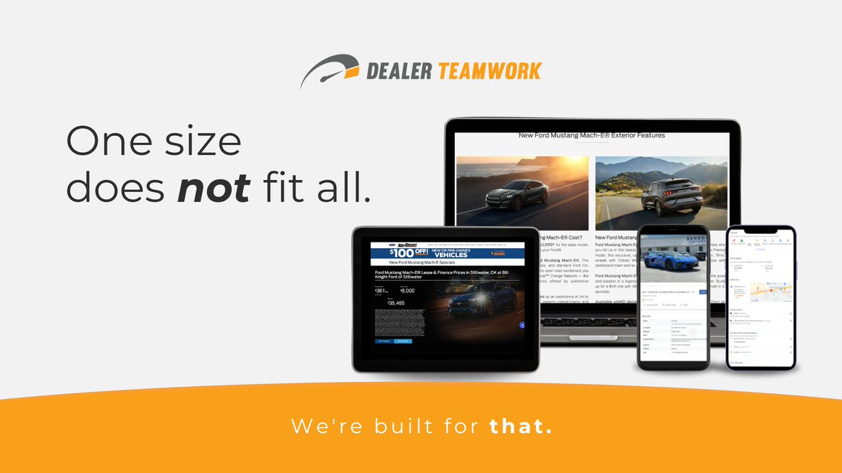 dealerteamwork1's tweet photo. It's time to invest in your dealership. Our Advanced #SEO Suite by #MPOP® is the best choice. Not one-size-fits-all or set-it-and-forget-it. Choose patented automation & Certified experts. More #1 Dealerships choose DT. See why https://t.co/y1BBftOfFn #TotalSearch™ #builtforthat https://t.co/yIaxOGlJaq