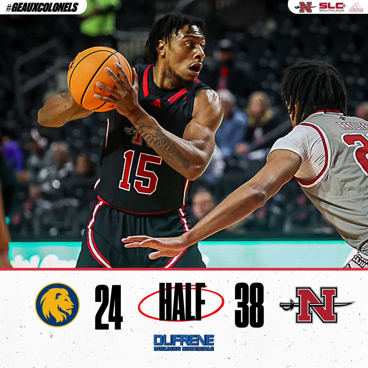 Up 14 at the break ⚔️