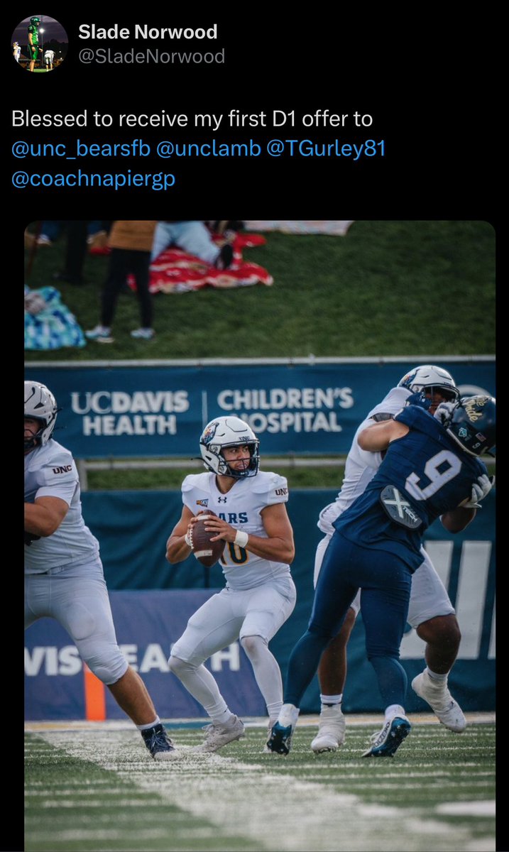 Tori Gurley (@tgurley81) on Twitter photo Congrats <a href="/SladeNorwood/">Slade Norwood</a> on the <a href="/UNC_BearsFB/">Northern Colorado Football</a> offer!!! We get #offers & #results at Torigurley.com Sign Up Now!!! Congrats <a href="/SladeNorwood/">Slade Norwood</a> on the <a href="/UNC_BearsFB/">Northern Colorado Football</a> offer!!! We get #offers & #results at Torigurley.com Sign Up Now!!!