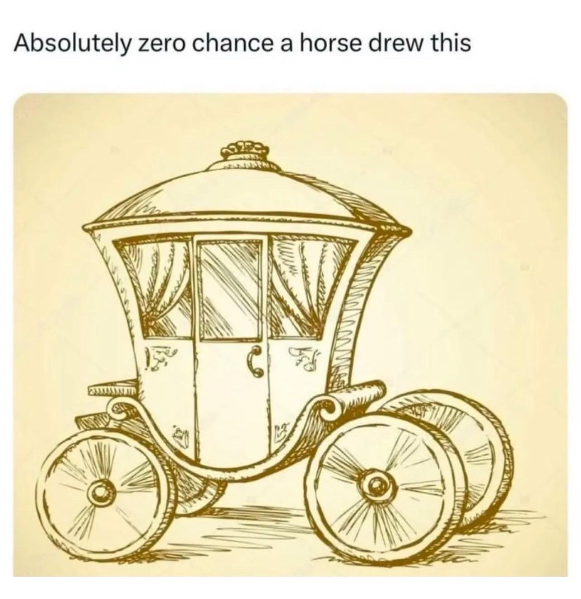 Neigh chance.