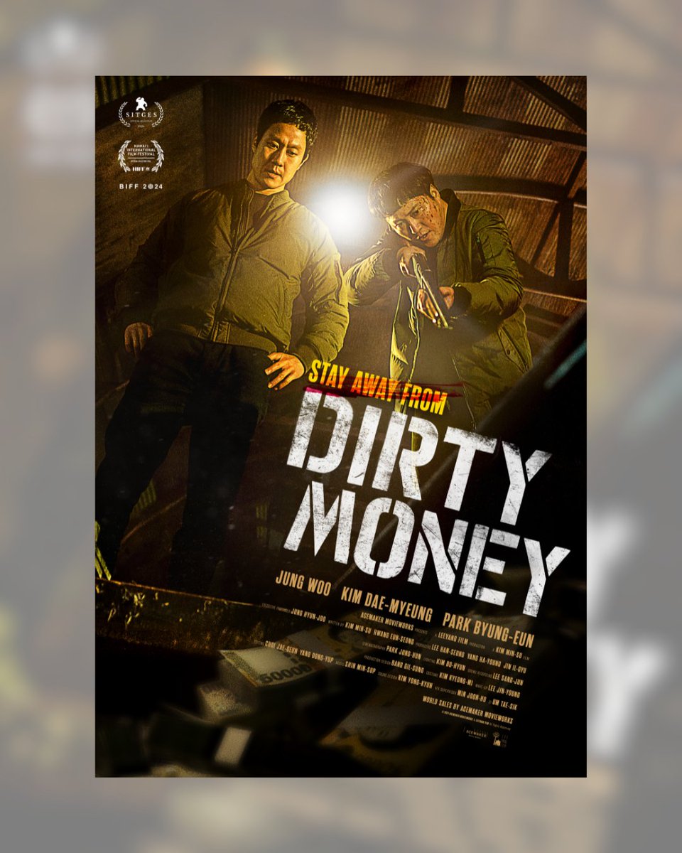 213PNM's tweet photo. Two detectives, two lives. Police work by day, chasing dirty money by night – until their perfect plan takes a deadly twist. How far would you go for a life-changing fortune?

Starring #JungWoo, #KimDaeMyung, #ParkByeongEun, and #JungHaeKyun. Watch Dirty Money now on #PrimeVideo. https://t.co/CCJbMFEmUC