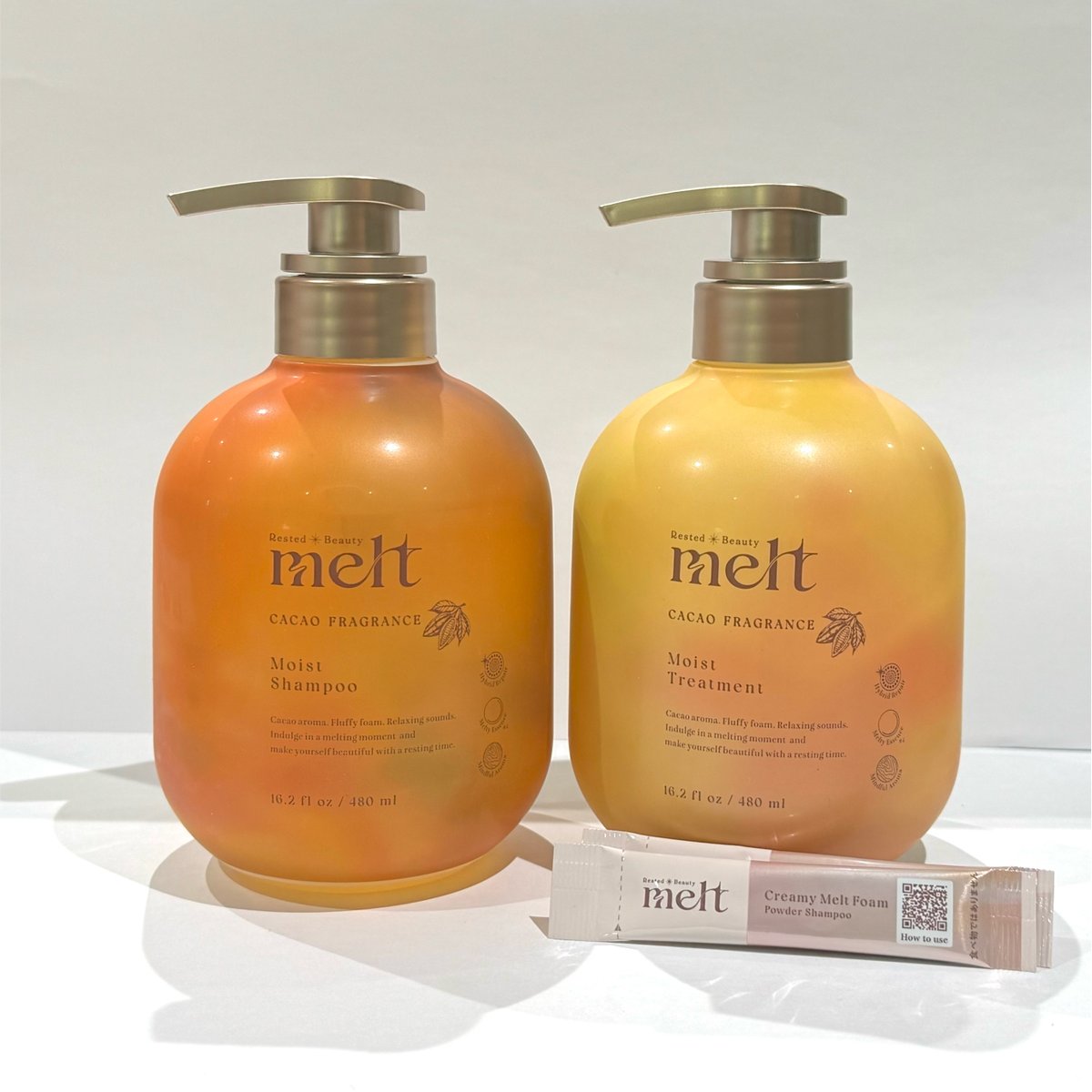 meltから初のフレグランスラインとして冬限定「カカオフレグランス」が登場🍫 あまくとろけるバスタイムをコンセプトに、大人っぽく上質なカカオの香りを表現しているよ✨  シャントリに加えて生炭酸シャンプー2つが入ったセットでお目見え💗 1月18日(土)数量限定発売 ...