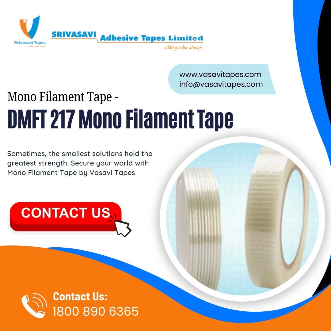 srivasavi_tapes's tweet image. Adhesive Transfer Tape 

Strengthen every bond with our high-performance Adhesive Transfer Tape designed to make assembly, mounting, and splicing tasks faster and cleaner. 

080-23629383
vasavitapes.com/datt-40hm-datt…

#AdhesiveTransferTape #TapeSolutions #VasaviTapes #IndustrialTape