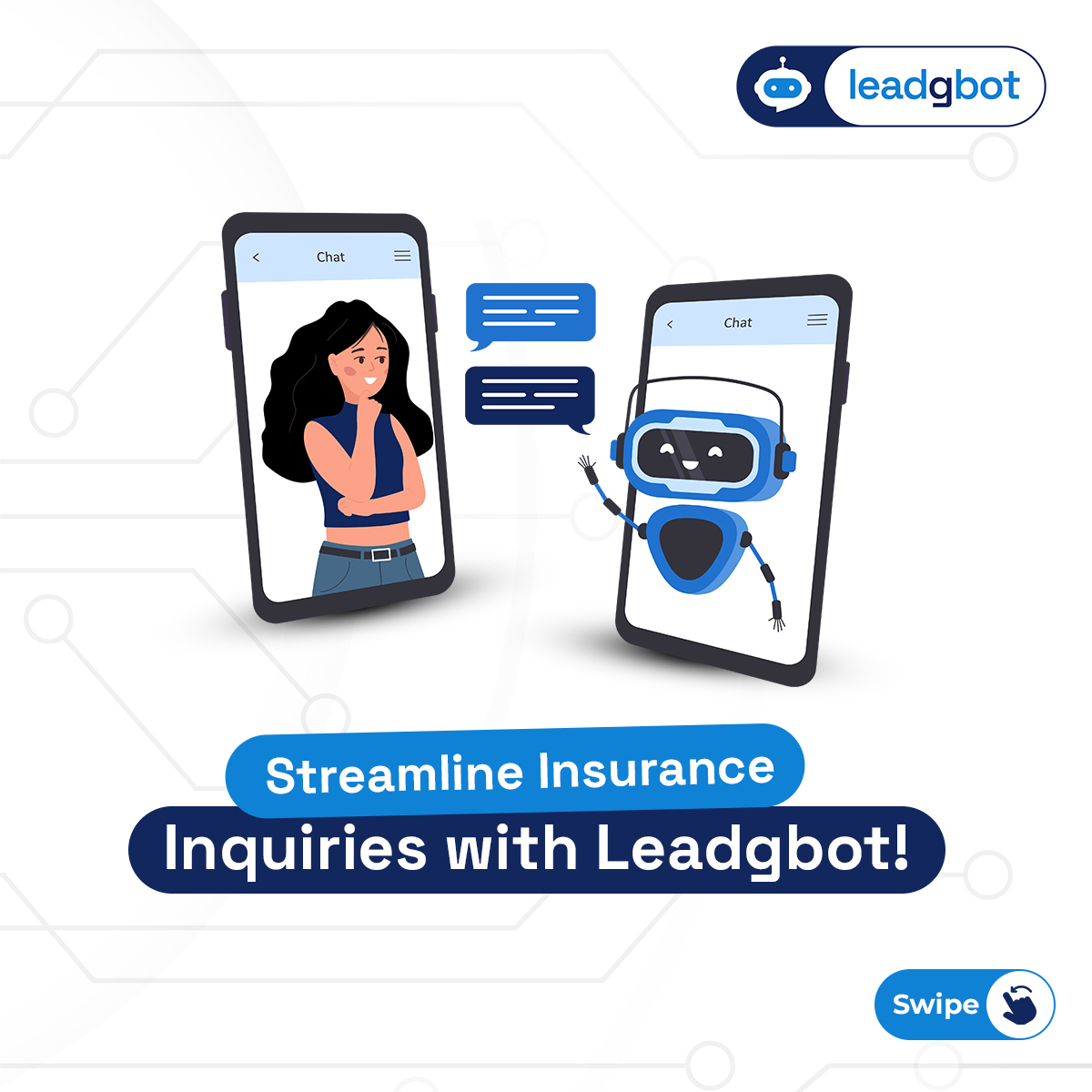 alakmalaktechno's tweet image. Streamline your insurance support with Leadgbot! 🚀 Quick, accurate responses 24/7.📷 Reduce costs &amp;amp; gain valuable insights. 📷

#AIchatbots #insurancetech #chatbotdevelopment #insurancetechnologies #USA #AIart