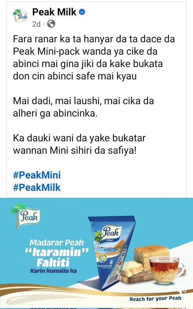 abbas_dalibi's tweet photo. @PeakMilk There is lots of errors on this Hasua advert, the script has not make any sense,its meaningless. Try and contact professional in the Hausa media industry, you can contact us at https://t.co/EmXHQZpkKf we are available in Lagos and other part of the country. https://t.co/4X1zHvvcqq
