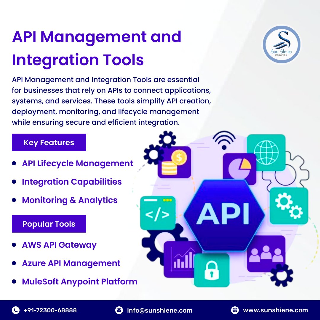 sunshineitcomp1's tweet image. 🌐 Simplify Connectivity with API Management and Integration Tools!
Please explore our YouTube channel for informative content.
Link :- youtube.com/@sunshineitsol…
Contact Us :- wa.me/+91-7230068888
#APIManagement #IntegrationTools #Digital #BusinessGrowth #SunShineITSolution