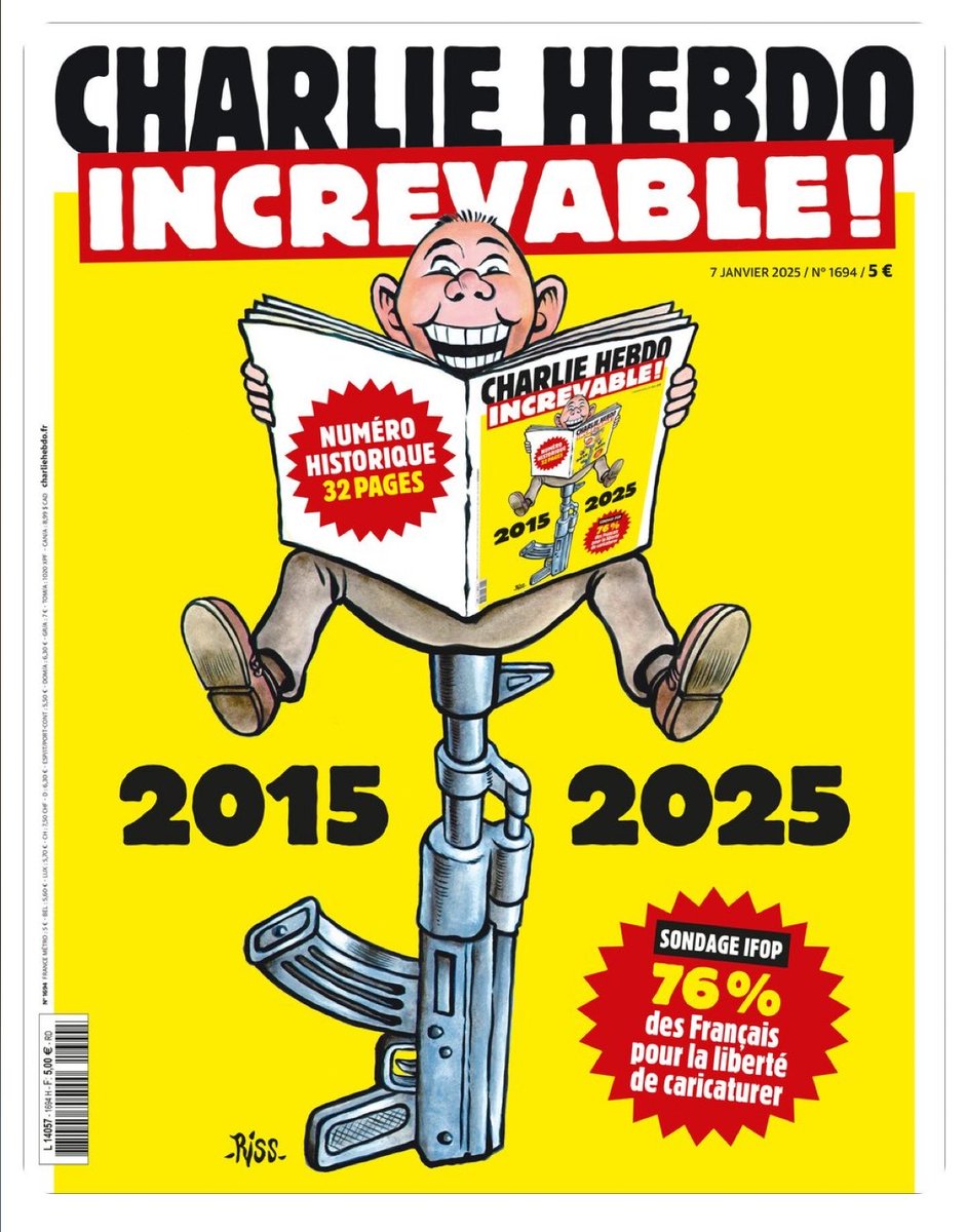 On n’oublie pas #JeSuisCharlie ⁦<a href="/Charlie_Hebdo_/">Charlie Hebdo</a>⁩