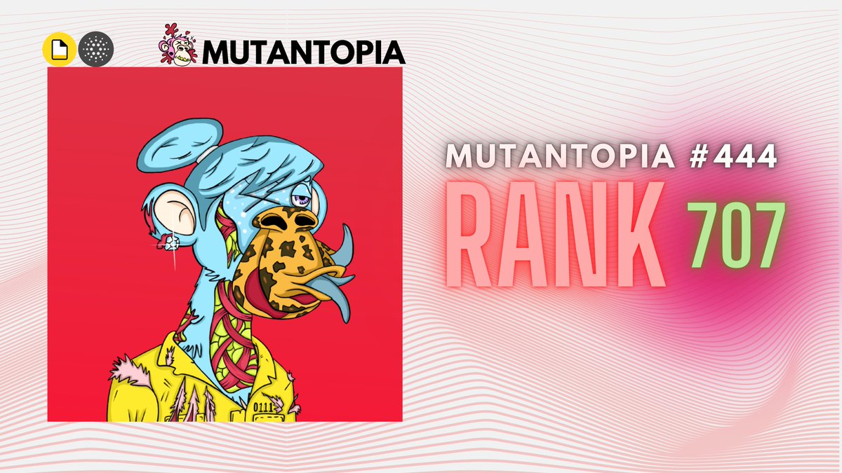 Promises must be kept!🔥
An account named $KILLS just made 2 mint, spent 38 ADA and won 44 ADA.

2x7$ADA 14 ADA as 2 mint rewards
Reward for finding numbers #1 to #200 = +30 ADA reward for finding Mutantopia #141 
44 ADA awards in total
