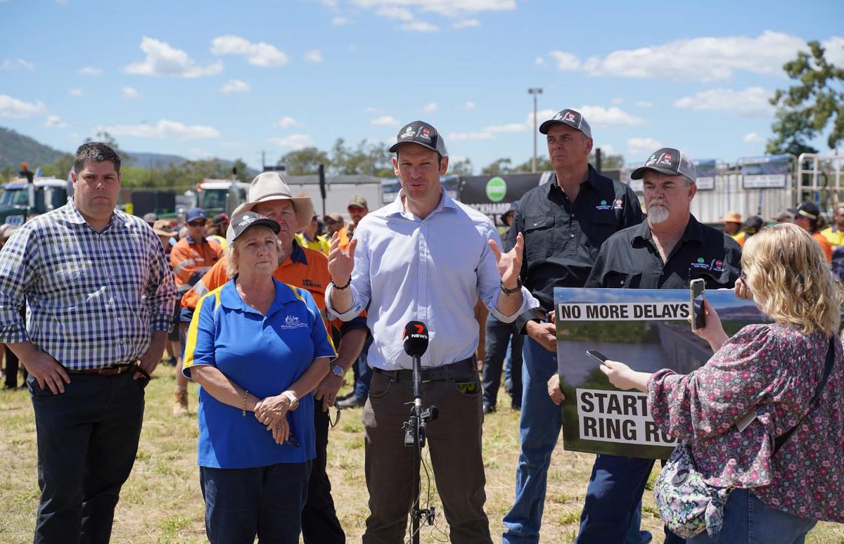 mattjcan's tweet image. In the Albanese Government's first budget they cut funding for the Rocky Ring Road - a major upgrade to the Bruce Highway.

Only after a massive community backlash did the Labor party back down and restore funding. 

In their next budget Labor removed the traditional split of -…