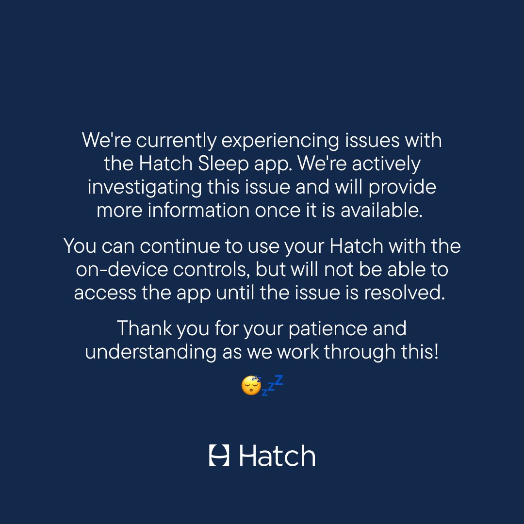 Hatch (@hatchforsleep) on Twitter photo 