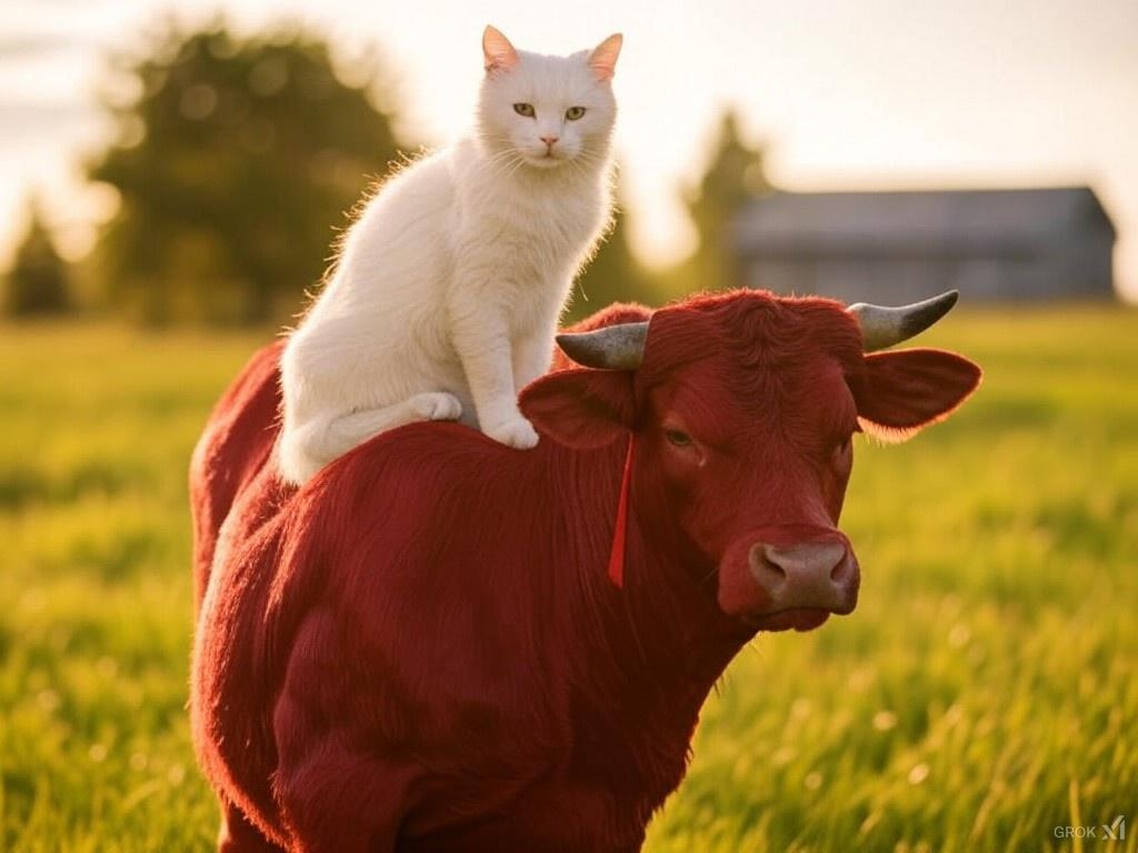 CatsOfFree's tweet photo. Hold onto your paws, the bull run is here! 🐾🐂 My Cat AI Agent is riding the wave to the moon. 🚀😺 https://t.co/cY1h609wYL