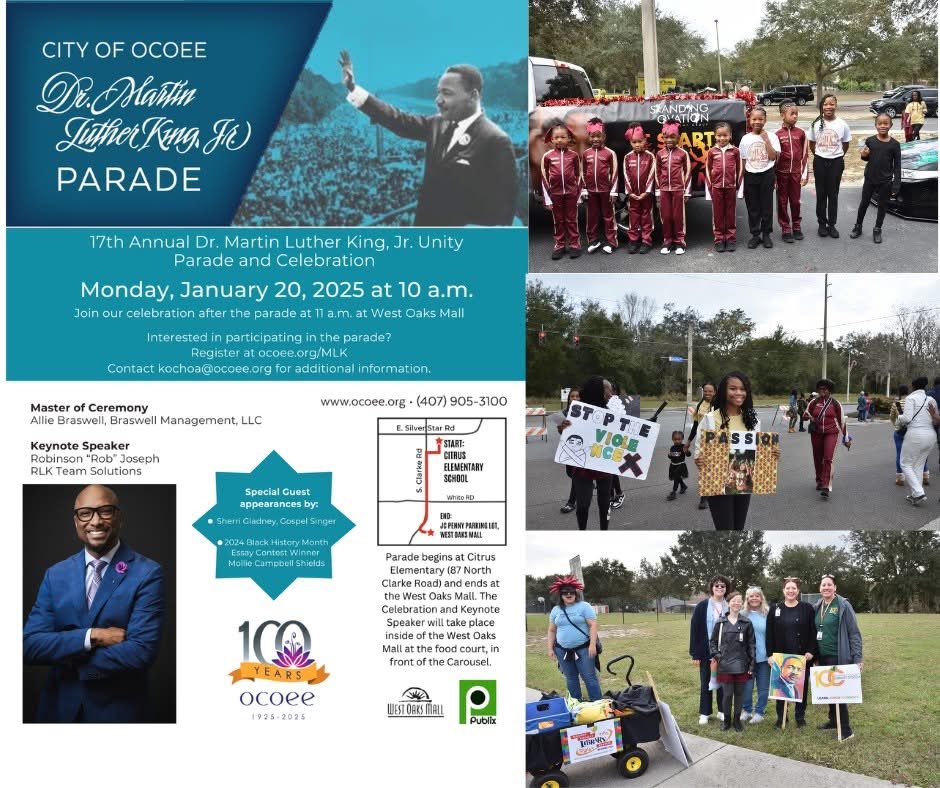 Citrus Elementary (@citruselem_ocps) on Twitter photo Join us on Jan. 20, 2025 for the 17th Annual Dr. Martin Luther King, Jr. Unity Parade and Celebration. All students and community members are invited to walk in the parade with us. Students must wear walking shoes and an adult must walk in the parade with their student. <a href="/ByrdOcps/">Melissa Byrd</a> Join us on Jan. 20, 2025 for the 17th Annual Dr. Martin Luther King, Jr. Unity Parade and Celebration. All students and community members are invited to walk in the parade with us. Students must wear walking shoes and an adult must walk in the parade with their student. <a href="/ByrdOcps/">Melissa Byrd</a>