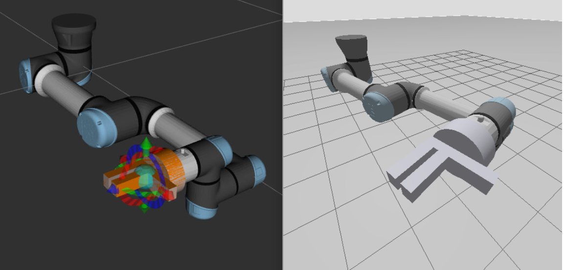 mattadc's tweet image. Day 16 learning robotics and ros. This actually took more than a day because I was stuck. Joint limits on my model and planning limits and goal waypoint all being identical caused nothing to move but no useful errors. Finally got my arm and sim moving under roscontrol via moveit.