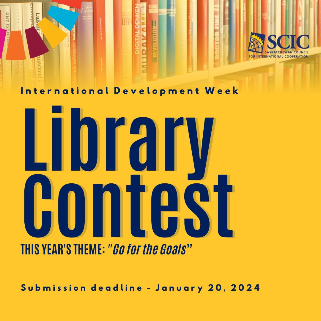 📚 Saskatchewan Libraries! Celebrate International Development Week 2025 by creating a display that brings the UN SDGs to life 🌍.

👉 Learn more: forms.gle/1unA6NCep7q3rz…