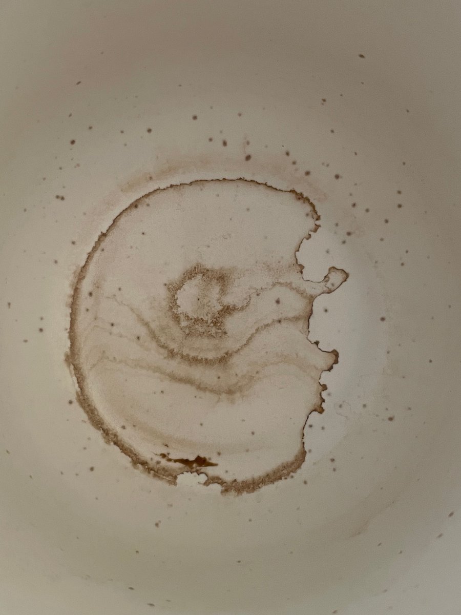 michaelalfox's tweet image. That one time I found Olbap at the bottom of my mug