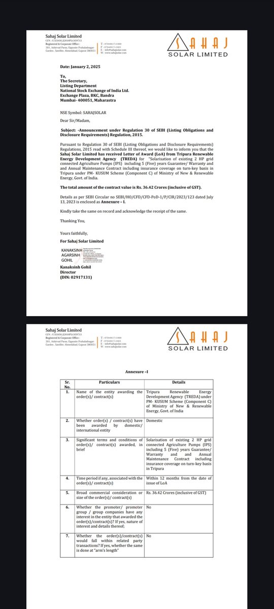 finbiz24's tweet image. #sahajsolar