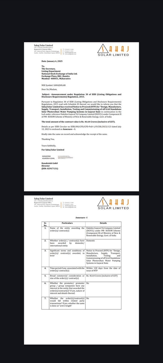 finbiz24's tweet image. #sahajsolar