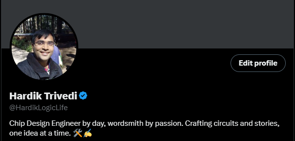 HardikLogicLife's tweet photo. Guess who's officially verified? 🎉 That's right, it's me!
The blue tick has finally landed, and I couldn't be more excited to share it with all of you! 💙
#Verified #BlueTickVibes #FinallyHere https://t.co/D4aE8bsWMZ