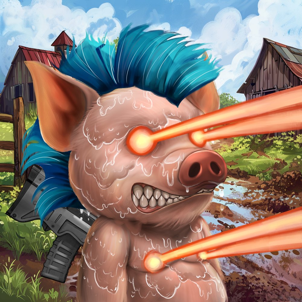 🚨 Shout out alert! 🚨

A special thanks to the talented <a href="/bastow_joe46753/">Hassan Mian</a>, the artist behind our new Farm Piglets collection! 🐷🌾

If the name sounds familiar, it’s because he’s also the creative guy behind the Baby Ape Society collection for <a href="/riskgamingco/">Risk Gaming Company 🎲</a>. 🎨🔥

We’re honored