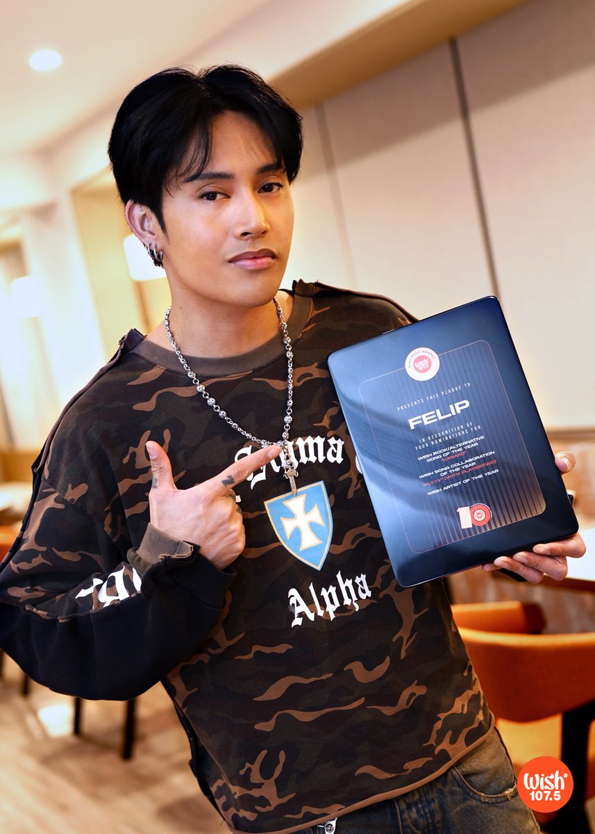 It's your moment, <a href="/felipsuperior/">FELIP</a> #FELIP.

ROCKSTA fans, let's keep voting via Wish app or through this site: 🔗awards.wish1075.com

While voting, let's stream his solo music on all music platforms, and also his Wish Bus performances on YouTube.

❗Don't forget to leave