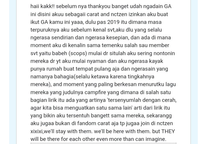 haeechaaniee's tweet photo. @jastipintixkuy haii kak, thankyou bgt udah ngadain GA ini sekoga rezeki kamu makin lancar and sukses buat @jastipintixkuy, semogaini bakal jdi konser carats pertamaku, aku berharap di awal 2025 ini mimpi aku ketemu mereka terwujud aamiin, wish me luck. https://t.co/ekmfuEJe5c