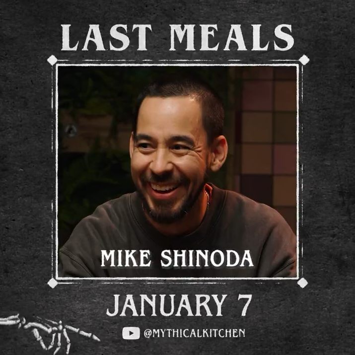 LPAssociation's tweet photo. News Post: @mikeshinoda to appear on @Mythical  Kitchen's "Last Meals" with @MythicalChef 

Read more: https://t.co/qPuUgxQtwS https://t.co/wkFp1AXvSp