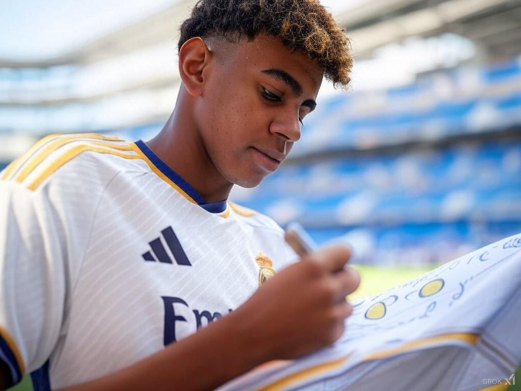 BREAKING NEWS: Lamine Yamal has shockingly left Barcelona for bitter rivals, Real Madrid. Understand a fee of $300 million and a 5 year contract worth 2.1 billion. More to come tomorrow on why this decision was made. 😮🤩🔥 #soccer #RealMadrid #Barcelona #fabrizioromano