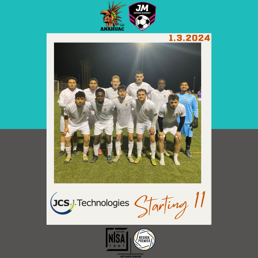 Our starting 11 from this past weekend!
