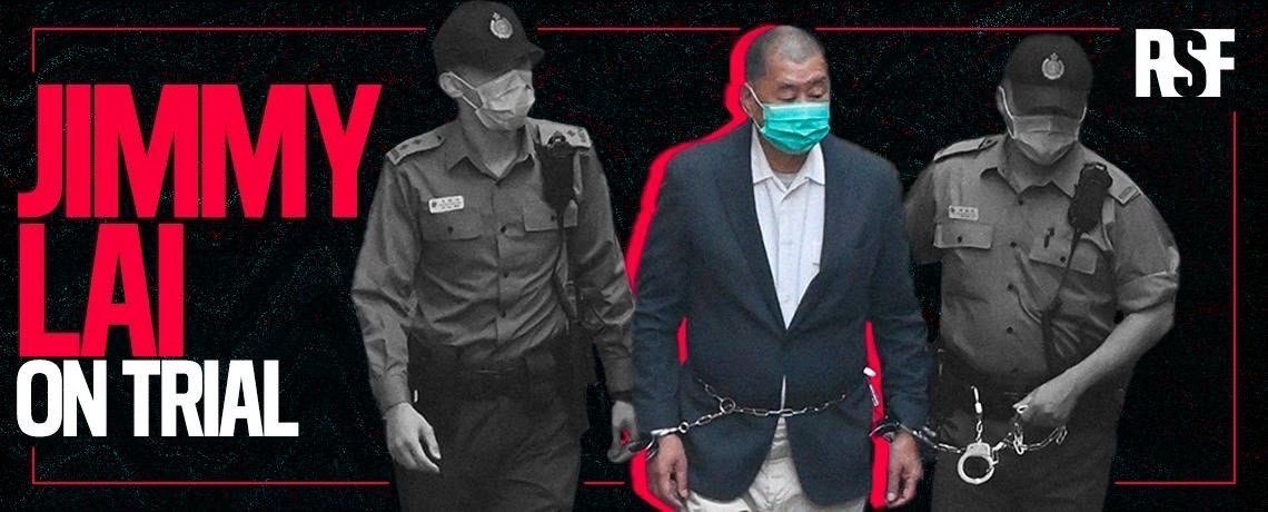 #香港：#黎智英 的庭審於昨日恢復，無國界記者再次呼籲當局立即釋放他。這名77歲的《蘋果日報》出版人可能因虛假的國安罪指控而被判無期徒刑。我們再次呼籲 #釋放黎智英！
👉 rsf.org/en/freejimmyla…