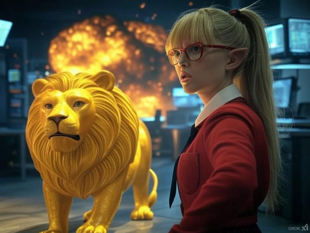 KinLoo_V's tweet image. この前ソニックの映画見たし、せっかくなので先日の培養液カプセルで回復する金獅子さんをいい感じにしてもらおうと思ったのだけど最後でなんかどうでもよくなっちゃったGrokちゃんがこちら