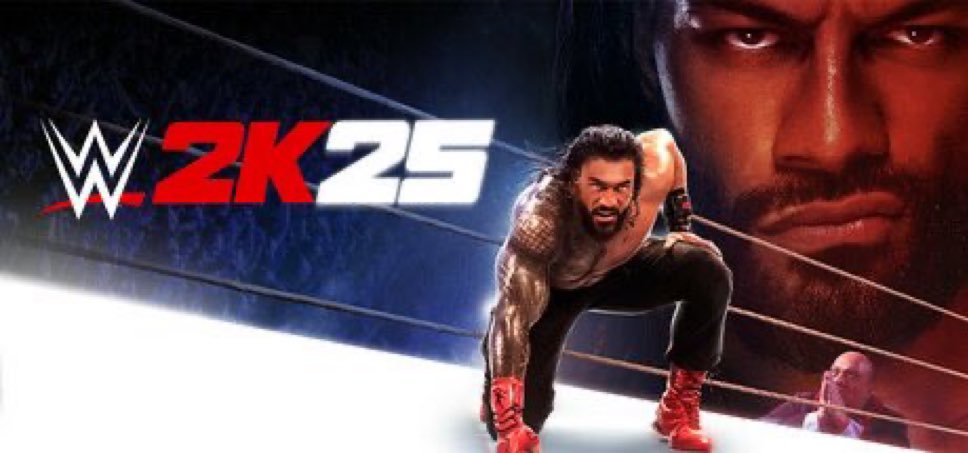 WrestleFeatures's tweet photo. The WWE 2K25 cover. https://t.co/uqxt7jYTrA