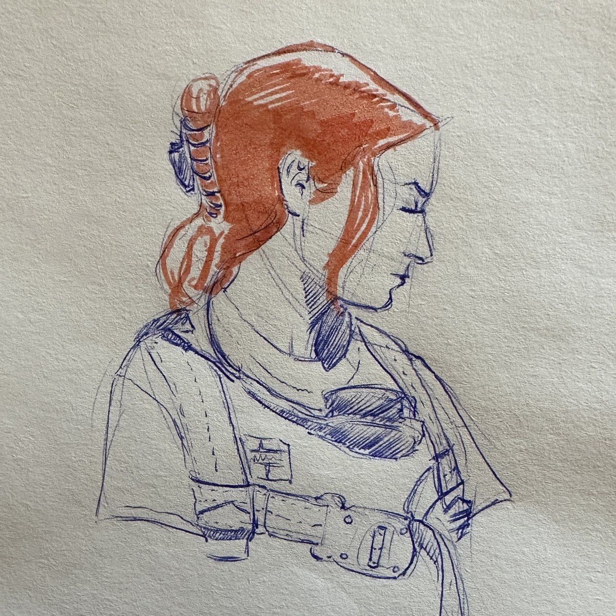 rodriguezandy74's tweet photo. Andy B. Rodriguez Art "Portrait Studies" January 2025, ballpoint pen and ink on paper, 9x12 in.
.
#drawing #art #portrait #sketch #ink #women #comicart #conceptart #animation https://t.co/1Ncy5XZ0Iy