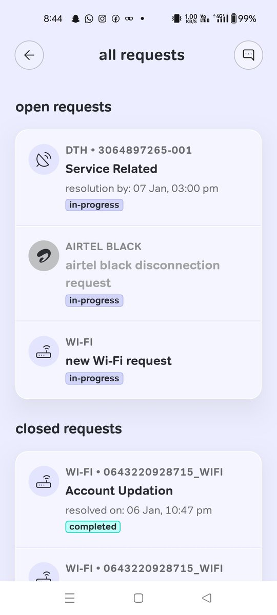 Dear sir/madam,

I want to cancelled my broadband Internet connection due to some personal reasons, so please disconnect my connection as soon as possible.
 Name : megha kumari #airtel <a href="/airtelindia/">airtel India</a> <a href="/airtelnews/">Bharti Airtel</a> <a href="/wifimapapp/">WiFi Map</a> <a href="/bhartiairtelfdn/">Bharti Airtel Foundation</a> <a href="/AshwiniVaishnaw/">Ashwini Vaishnaw</a> <a href="/Anime/">Anime News Network</a> <a href="/airtelindia/">airtel India</a>