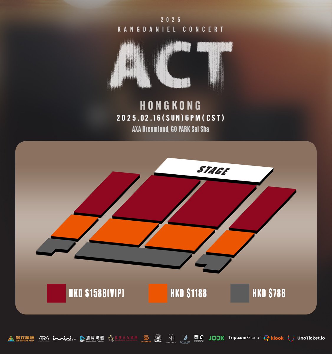 sumsuprememedia's tweet photo. 2025 KANGDANIEL CONCERT [ACT] TOUR in HONG KONG 🇭🇰  
💫 Get ready for the 2025 KANGDANIEL CONCERT in Hong Kong! ✨ Don't miss out on this stunning performance, FLOWD fans!🧡  

Ticket Sales: 2025.1.16 12:00
Buy Ticket ：https://t.co/qiIDMVJxVF | KLOOK

@konnect_danielk https://t.co/TsX0YU3j3H