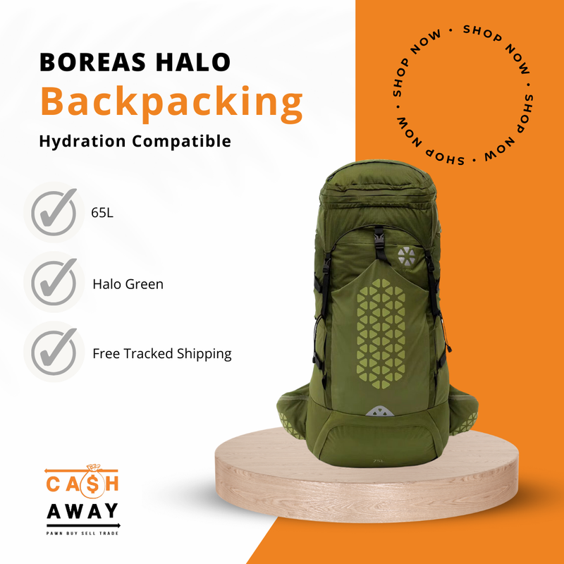 Cashaway's tweet image. No matter what extended outdoor adventures you have planned, this waterproof hiking backpack is what you need.

Buy it now before it sells: 
cashaway.com.au/boreas-halo-65…

#Cashaway #PreownedTech #SydneyPawnbroker #Pawnshop #ProfessionalSupplies #BoreasHaloBackpack #65LHikingBackpack