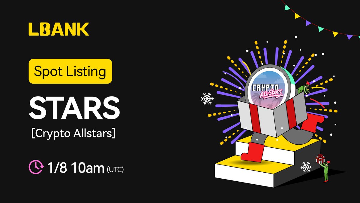 🌠 New #listing 🌟 $STARS (Crypto Allstars) will be listed on LBank!  @all_stars_coin Crypto Allstars introduces the Meme Vault, uniting all meme  coins in a single staking platform with high rewards. ❤️
