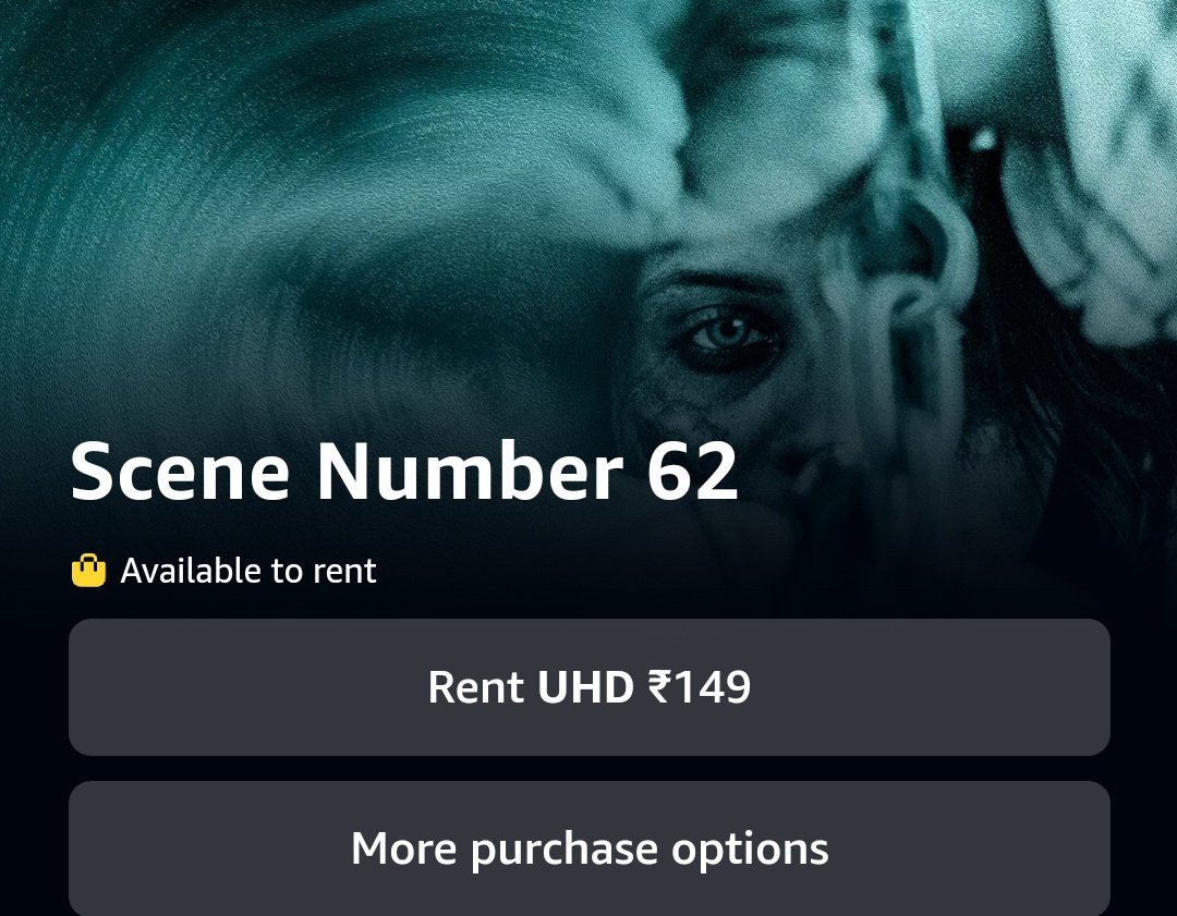 Tamil film #SceneNumber62 (2024) by <a href="/AdamZamar/">Adam Zamar</a>, now available for RENT on <a href="/PrimeVideoIN/">prime video IN</a> Store.

Ft. #GokilaGopal <a href="/Amaldevami/">Amaldev Ami</a> #RajBal #AishwaryaNandan <a href="/AdamZamar/">Adam Zamar</a> #Kathiravan #RJVaithee &amp; #Ragendh. 

<a href="/GKV_Music_Dir/">GKV MUSIC DIRECTOR</a> <a href="/spr_studios/">SPR STUDIOS</a> @SPRsethupathi <a href="/Mrtmusicoff/">MRT Music</a>