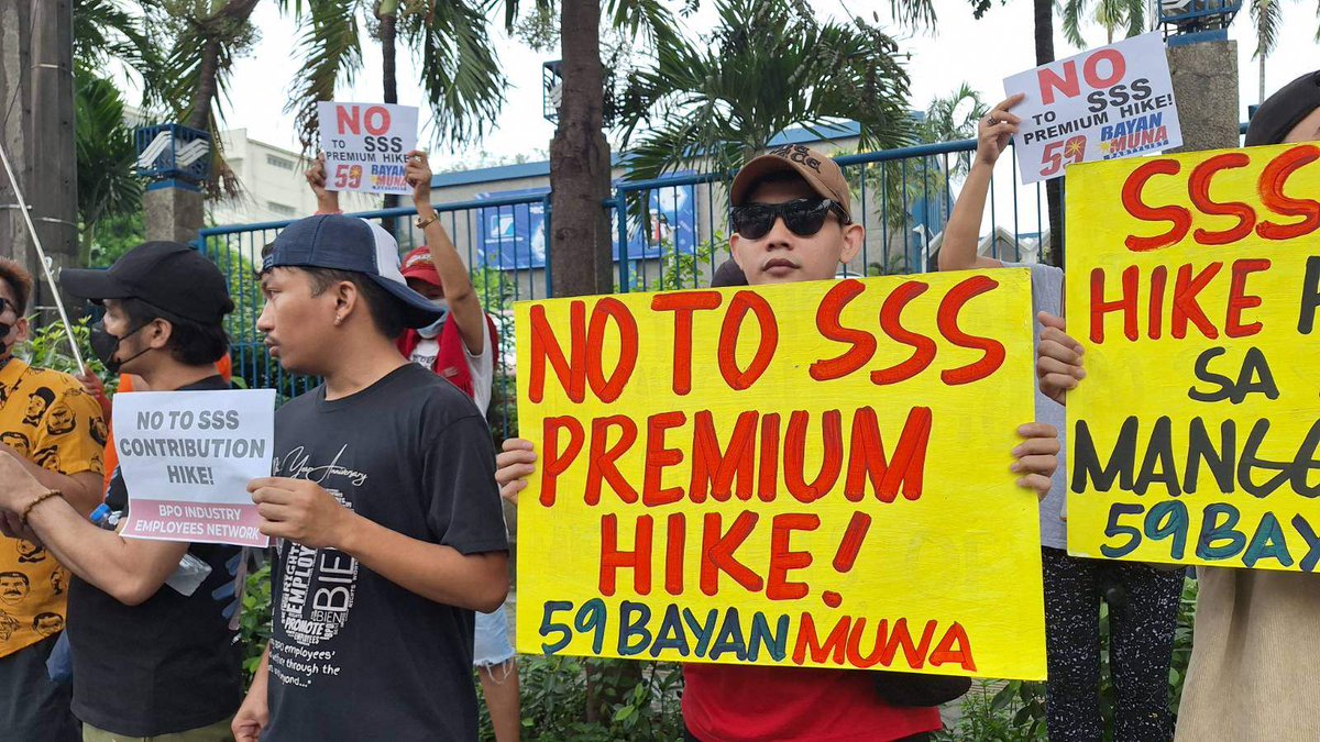 ABSCBNNews's tweet image. Former Bayan Muna Congressman Neri Colmenares slammed the Social Security System (SSS) leadership for implementing premium increases while failing to collect P93.747 billion in unpaid contributions from delinquent employers.

"Sobra naman sa kapal ng mukha ng SSS na magtaas ng