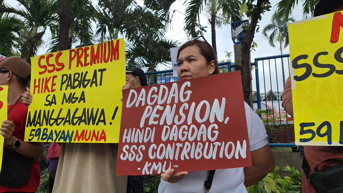 ABSCBNNews's tweet image. Former Bayan Muna Congressman Neri Colmenares slammed the Social Security System (SSS) leadership for implementing premium increases while failing to collect P93.747 billion in unpaid contributions from delinquent employers.

"Sobra naman sa kapal ng mukha ng SSS na magtaas ng