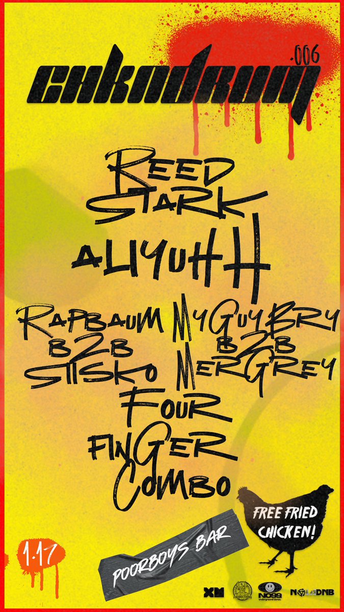 2025 WHATS GOOD 🐤
See you on the floor on 1/17 at Poor boys 👁️‍🗨️🫠