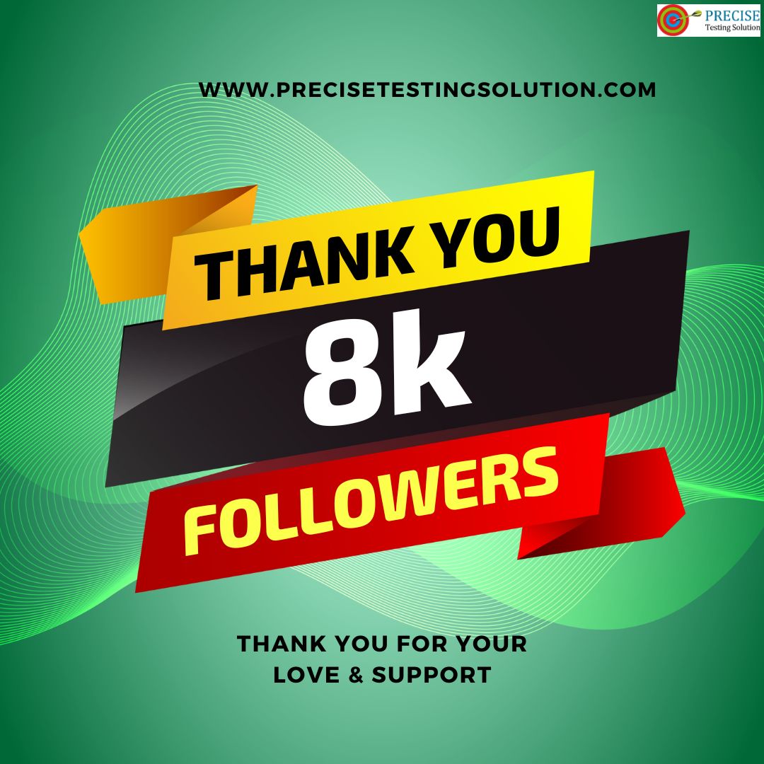 MartinLuth88895's tweet image. 🎉 8K Strong and Growing! 🌟 Thank you for trusting and supporting Precise Testing Solution on this incredible journey. Here's to empowering businesses with quality, precision, and excellence. 🚀 #8KFollowers #PreciseTestingSolution #QualityMatters"
precisetestingsolution.com