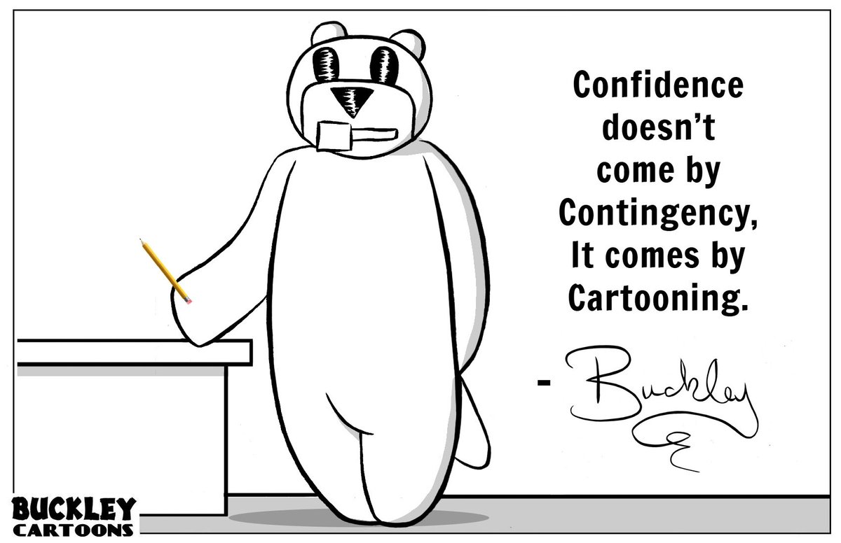 BuckleyCartoons's tweet image. #Confidence #Contingency #Cartooning #Cartoon #Beaver