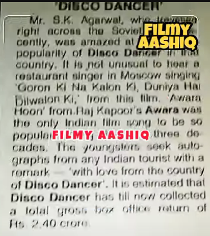 rajib14's tweet photo. @Wikipedia #DiscoDancer . Estimated gross till 1988 in #Russaia was 2.4 crs . Requesting to crosscheck the 100 crores information.@mithunda_off @rajivvijayakar @vittalbalaji @DilipThakur2007 @longliveyakuza @ashoksingh68 @taran_adarsh @KomalNahta @bhawanasomaaya
@Box_Off_India https://t.co/ICVkTBgl5R