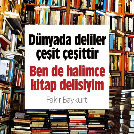 TC_TOPRAK_'s tweet photo. Dünyada deliler çeşit çeşittir. Ben de halimce kitap delisiyim. Uyuduğum zaman kitaplar kucağımda kalmış. / Fakir Baykurt - Bir TÖS Vardı
#FakirBaykurt #Kitap #KitapDelisi #Deli https://t.co/NFI7IKebPa