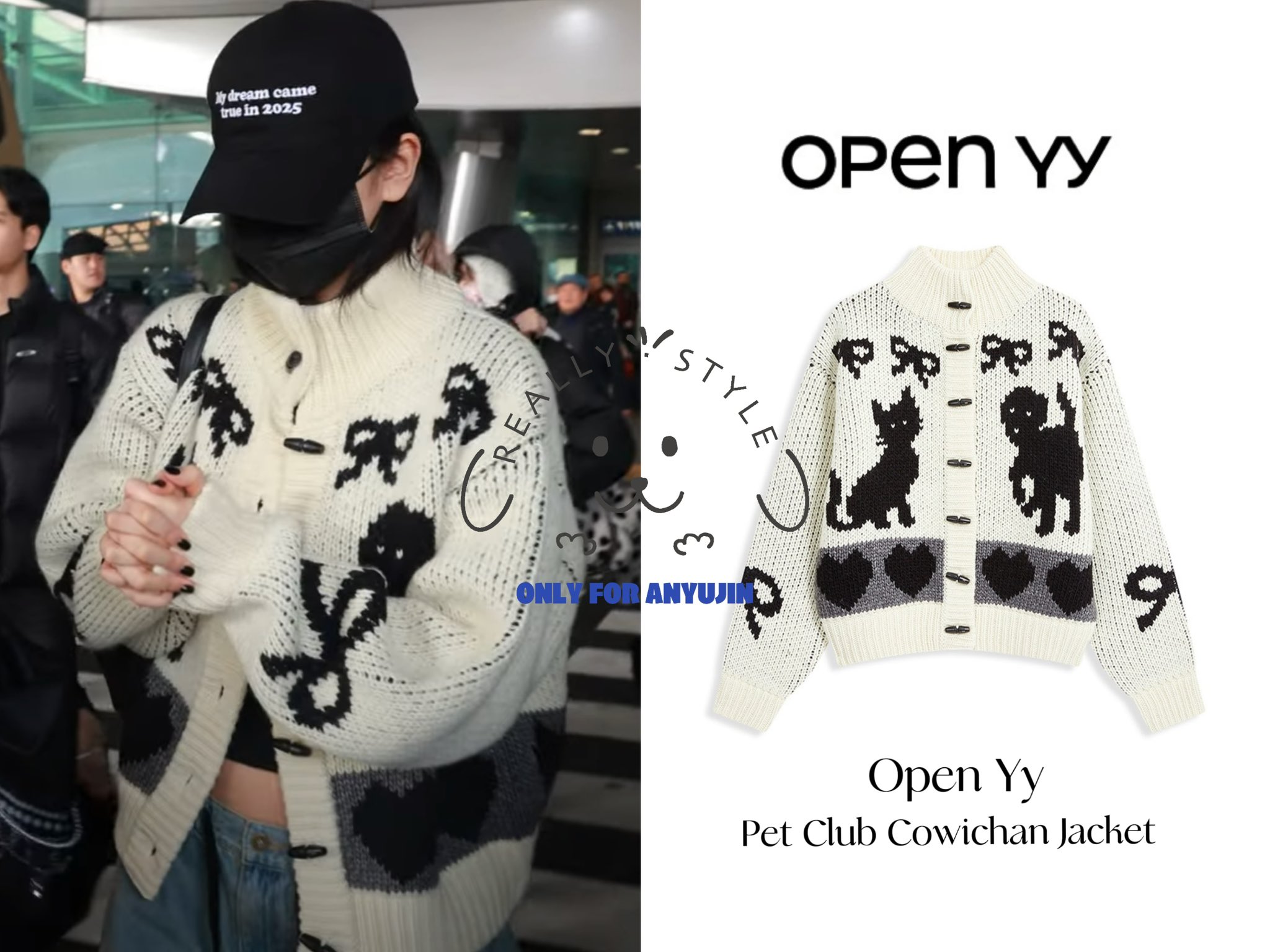 OPEN YY】PET CLUB COWICHAN JACKET（OPEN YY] / ☆ 24FW PET