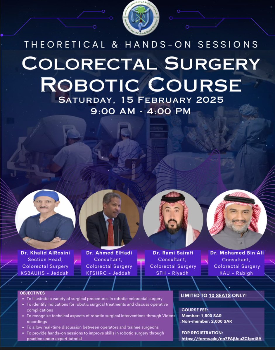 We are glad to announce the upcoming workshop during our annual forum
Please find the details below 
On the 15/2/2025
Seat are limited 

docs.google.com/forms/d/e/1FAI…