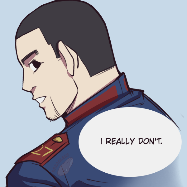 DreadlessRabbit's tweet photo. Ogata and Usami canon moment. https://t.co/AQKBI8nGZw