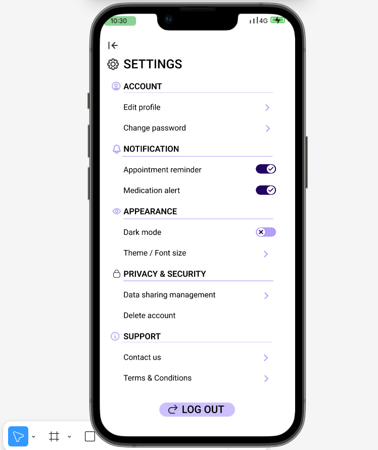 Escapedesign63's tweet photo. "🔧 #DailyUI Challenge: Settings
Designed an intuitive settings UI with a focus on simplicity and usability. Toggle between Light 🌞& Dark 🌙 modes, customise notifications and manage privacy settings seamlessly.
Feedback is welcome! 💬
#UIUX #Design #DailyUI007"
@DailyUI @figma https://t.co/gWMSlEyCC8
