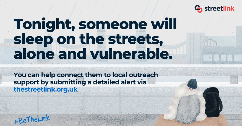LDN_pressoffice's tweet photo. As temperatures drop below freezing this evening, the Severe Weather Emergency Protocol (SWEP) has been reactivated by @MayorofLondon and @londoncouncils to protect those sleeping rough. 

If you see someone who needs help, please connect them to support through @StreetLink_.