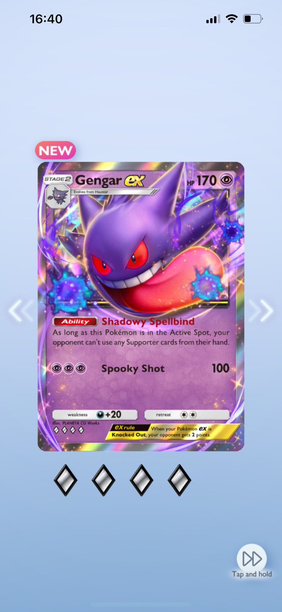 DeeDee_pokemon's tweet photo. Just got these two amazing cards from @PokemonTCGP 🦋
Don't know if they’ll be good in battle, but this Mewtwo art is absolutely terrific!
#Pokemon #PokemonTCGPocket #PokemonTCG #PokemonUNITE #MewtwoEX #GengarEX https://t.co/T1wbf18cb1
